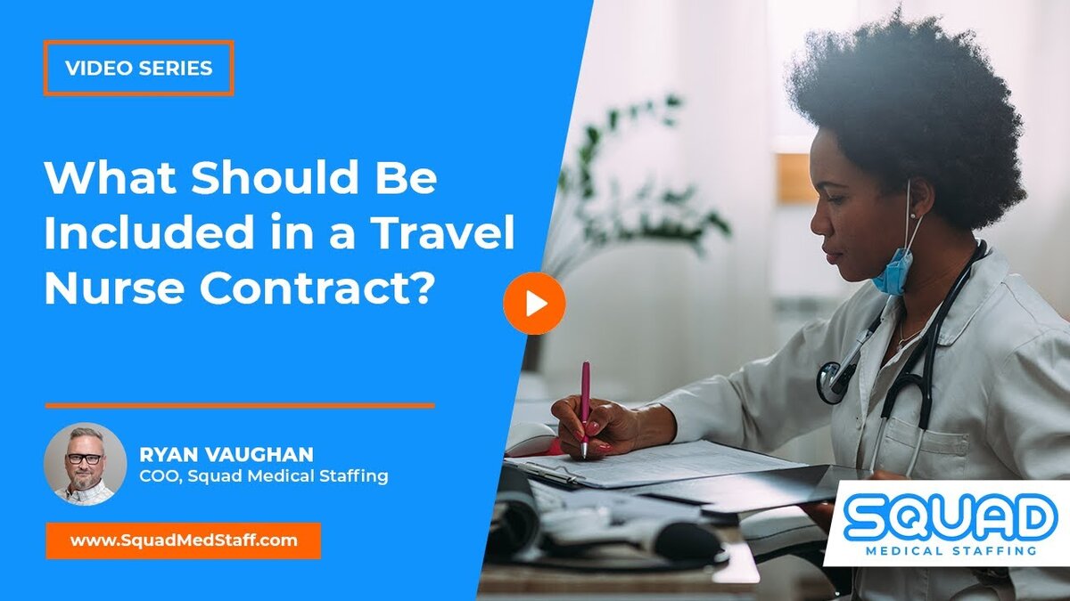 travel nurse contract